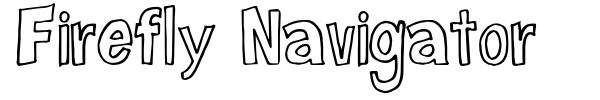 Firefly Navigator font preview